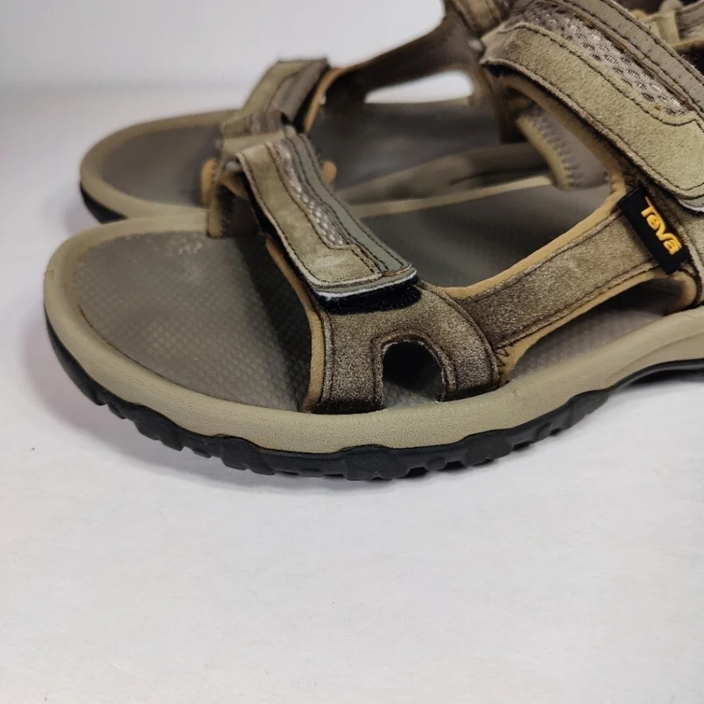 Teva Men's Hudson Brown Suede Hiking Outdoor Sandals Size 11